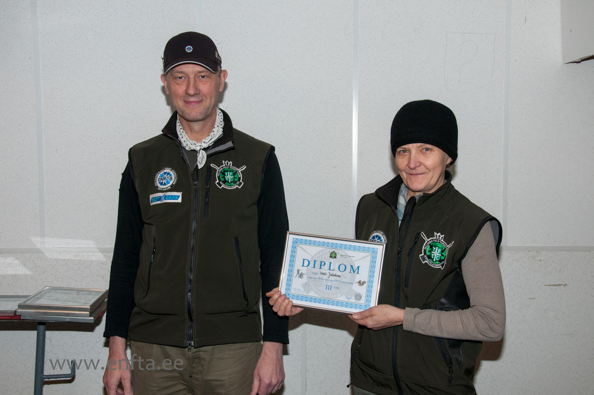 0208   category PCP II place   Heli Jalakas 22 points out of 40